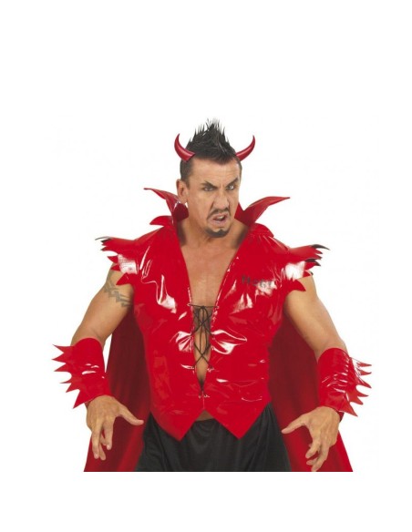 Accessorio Di Halloween Frontino Corna Rosse Diavolo