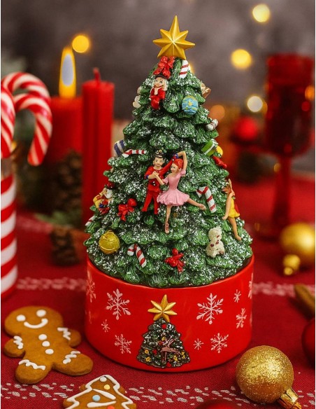 Christmas Tree Carousel with Dancers 16cm