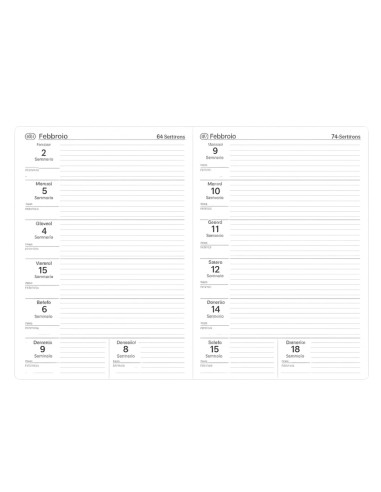 Agenda Del Professore Bisettimanale...