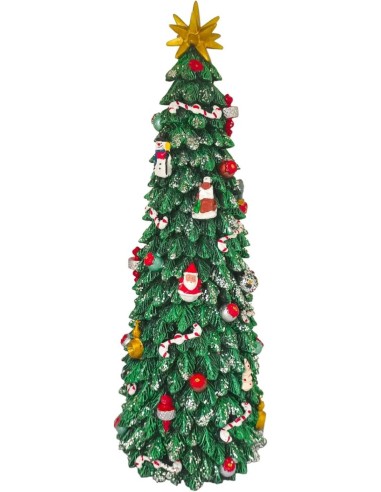 Christmas Slim Tree Carousel 30cm