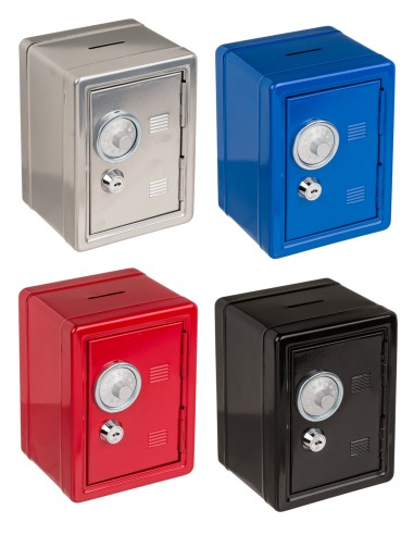 Salvadanaio Cassaforte In Metallo 16cm