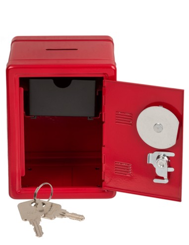 Salvadanaio Cassaforte In Metallo 16cm