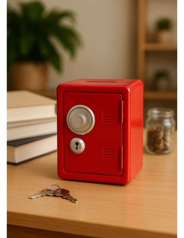 Salvadanaio Cassaforte In Metallo 16cm