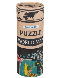 Puzzle Mappa Del Mondo 300pz