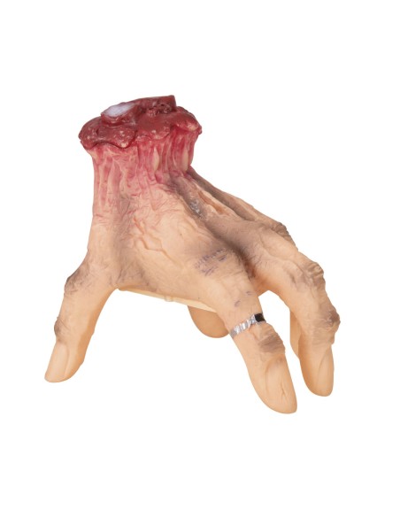 Mano Mozzata Di Halloween Insanguinata Animata 14cm