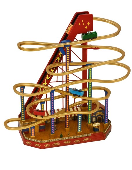 Christmas Roller Coaster Music Box 40cm
