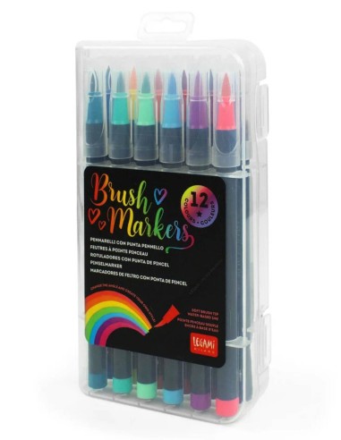 Pennarelli Con Punta Pennello Colori...