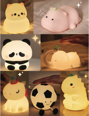 Olli Chibi Friends Silicone Night Light