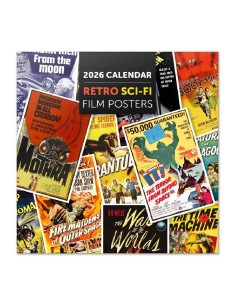 2026 Wall Calendar Retro...