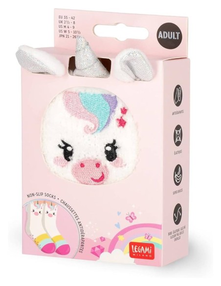 It's A Match Unicorn Non-Slip Socks Legami Size 35/42