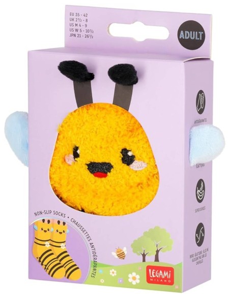 It's A Match Bee Non-Slip Socks Legami Size 35/42