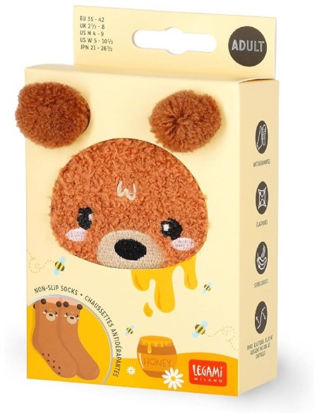 Calzini Antiscivolo It's A Match Orso Teddy Legami Tg. 35/42