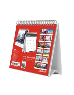 London 2026 Desk Calendar 20cm 2
