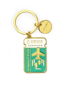Travel Enamel Key Chain