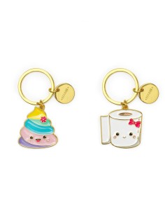 Legami Poo Keychain 2pcs