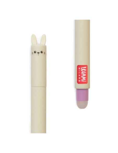 Penna Gel Cancellabile Viola Don't Worry Be Hoppy Coniglio Legami