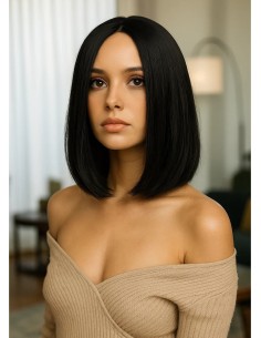 Parrucca Caschetto Nera 26cm 2