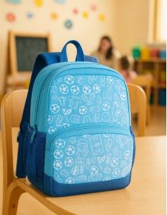 Mini Zaino Asilo Azzurro... 2