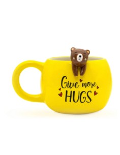 Tazza Gialla Con Orso -...