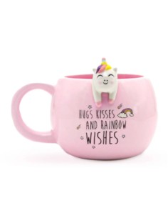Tazza Rosa Con Unicorno -...