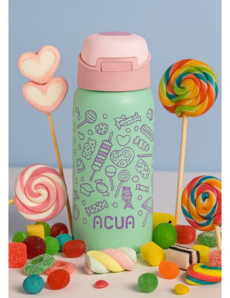 Stainless Steel Thermal Kids Bottle Acua Kids Candy 350ml