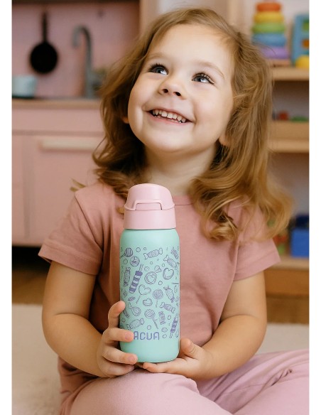 Stainless Steel Thermal Kids Bottle Acua Kids Candy 350ml