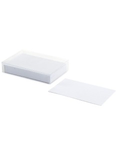 Cardboard White Greetings...