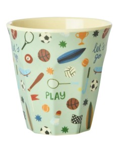Medium Green Melamine Cup