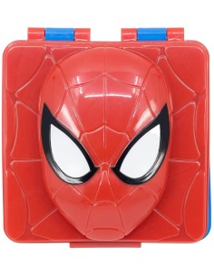 Spiderman 3D Square Lunch Box