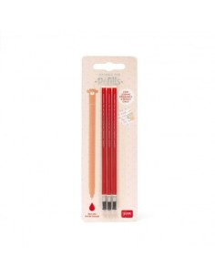 Refill Rosso Penna Gel Cancellabile Legami 3pz