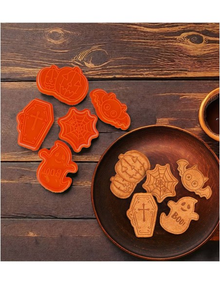 Accessorio Di Halloween Set 5 Formine Tagliabiscotti