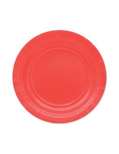 Red Bio Paper Plates 18cm...
