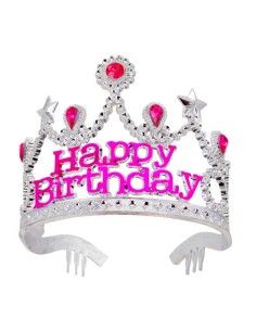 Tiara Di Compleanno Argento...