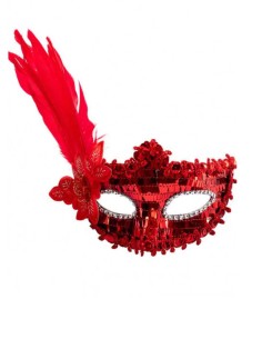 Maschera Di Carnevale Rossa...