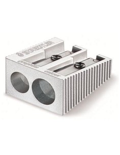 Staedtler Pencil Sharpener In Metal 2 Holes