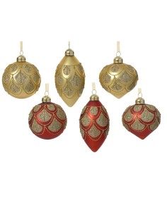 Christmas Glass Bauble with...