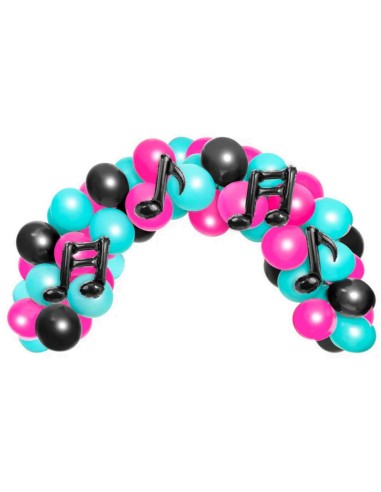 Set Arco Palloncini Foil Musica 2m