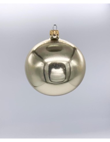 Pallina Albero Di Natale In Vetro Oro...