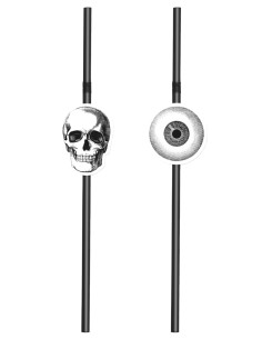 Halloween Plastic Skool Straws