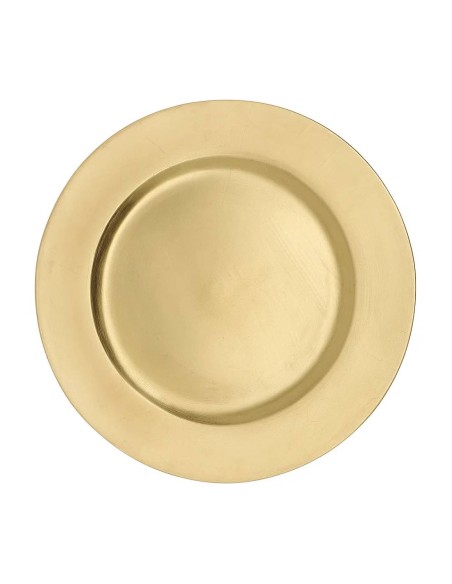 Sottopiatto Natalizio Decorativo Oro 33cm