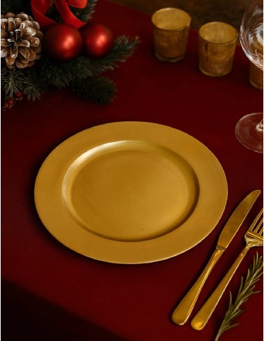 Decorative Gold Christmas Charger...