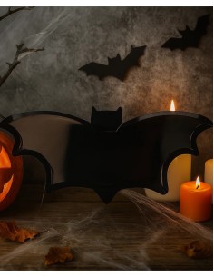 Halloween Bat-Shaped Black... 2