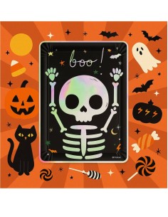 Vassoio Halloween Teschio 25cm 2