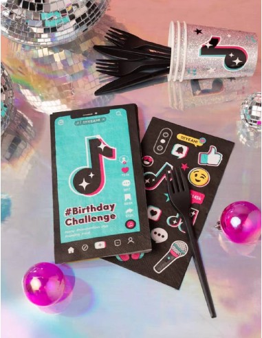 TikTok Paper Napkins 30cm 20pcs