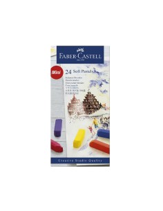 Mini Gessetti Crete Faber-Castell Soft Pastels 24 Colori