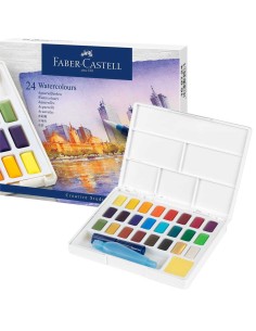 Acquerelli Watercolours Faber-Castell 24 Colori
