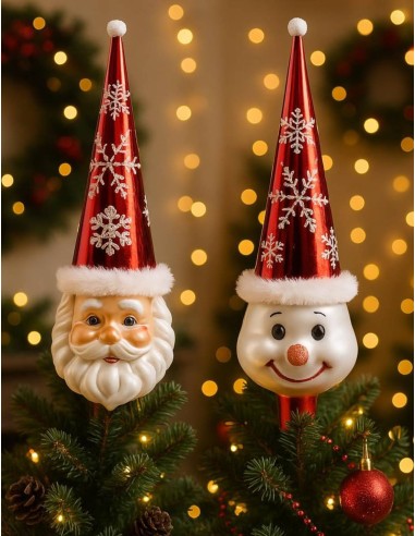 Puntale Albero Di Natale In Vetro...