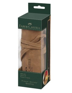 Rotolo Porta Matite In Pelle Sintetica Faber-Castell