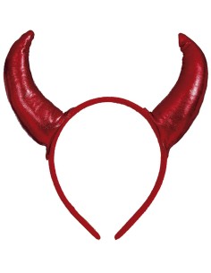 Cerchietto Corna Diavolo Rosso