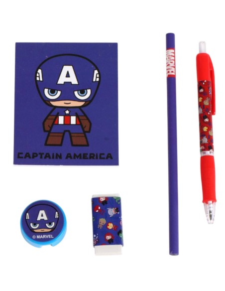 Complete Case With Marvel Stationery Set